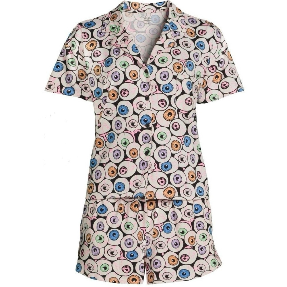 Way To Celebrate Eyeball Halloween Pajama Set